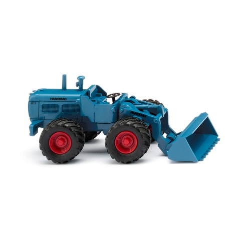 Wiking 065111 - Radlader (Hanomag) - azurblau