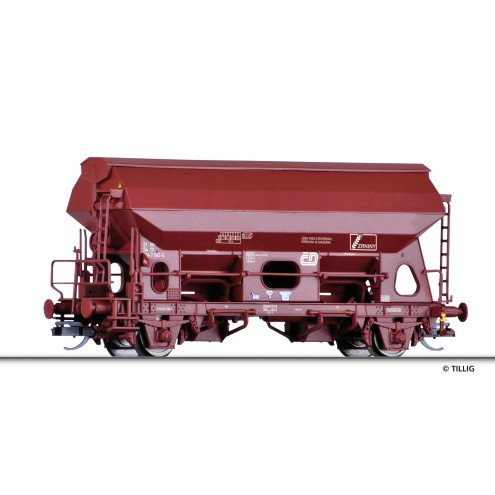 Tillig 17565 - Schwenkdachwagen Tdgns der ČD, Ep. V