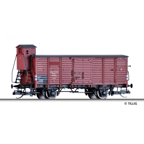 Tillig 17933 - Gedeckter Güterwagen G der Braunschweigischen Landes-Eisenbahn, Ep. II