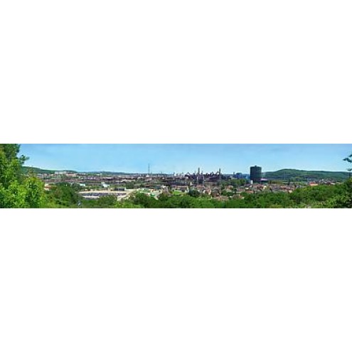 Faller 180510 - Modellhintergrund Industriegebiet