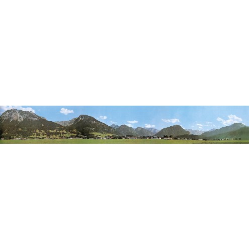 Faller 180516 - Modellhintergrund Oberstdorf