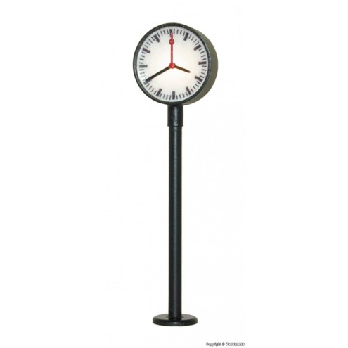 Viessmann 1880 - N Beleuchtete Bahnsteiguhr, LED weiß
