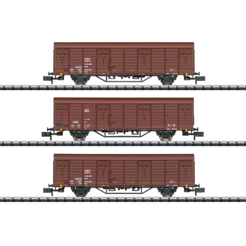 Minitrix 18901 - Güterwagen-Set Bauart Gbs 258