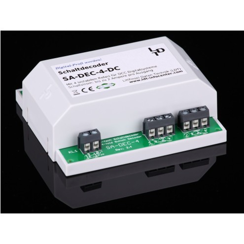 Littfinski 210213 - SA-DEC-4-DC-G 4fach Schaltdecoder (Fertiggerät im Gehäuse)
