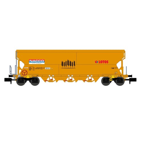 Nme 211640 - Getreidewagen Tagnpps 101m³, LOTOS, orange, NACCO
