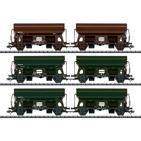 Trix 24169 - Schwenkdachwagen-Set