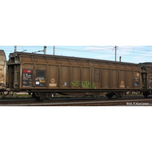 Hobbytrain 24660 - 2er Set Schiebewandwagen Hbbillns SBB, Ep.VI