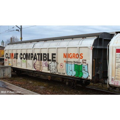 Hobbytrain 24661 - Schiebewandwagen Hbbillns SBB/Migros, Ep.VI