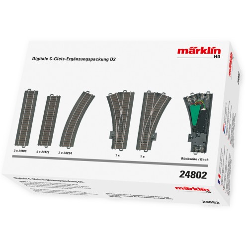 Märklin 24802 - Digitale C-Gleis Erg.pack.D2