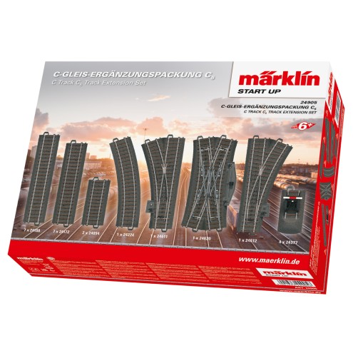 Märklin 24905 - C-Gleis-Ergänzungspackung C5