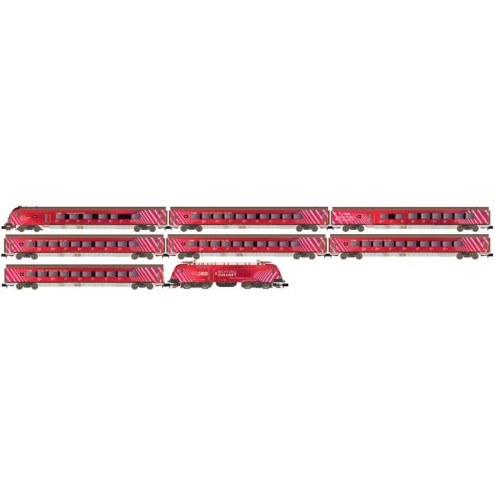 Hobbytrain H25227 - Personenzug mit Rh 1116, 8-tlg. ÖBB Railjet/100 J. ÖBB, Ep.V