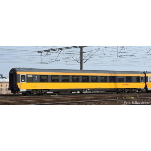 Hobbytrain H25504 - 2er Set Personenwagen Bpm, 2.Kl. (UIC Z1) Regiojet, Ep.VI