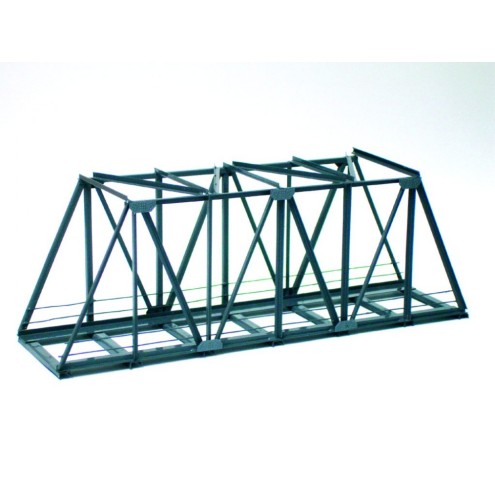 Vollmer 42562 - H0 Kastenbrücke aus Metall, gerade, Fertigmodell