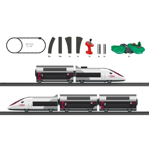 Märklin 29406 - Startp. TGV Duplex my world
