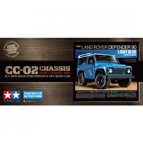Tamiya 300047478 - 1:10 RC LandRover Defen. 90 CC-02 HB La.