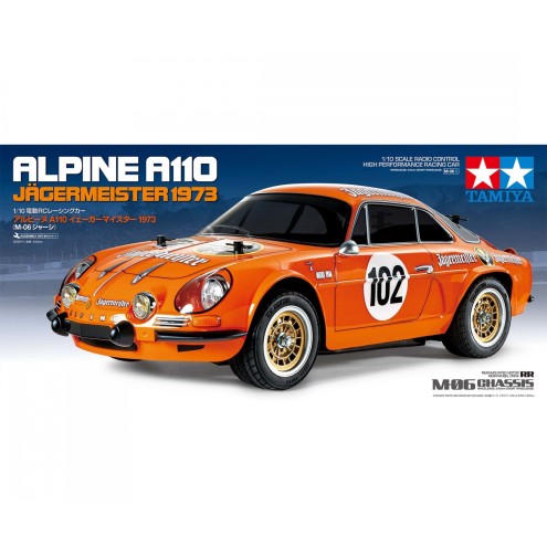 Tamiya 300058708 - 1:10 RC Renault Alpine A110 Jägerm. M-06