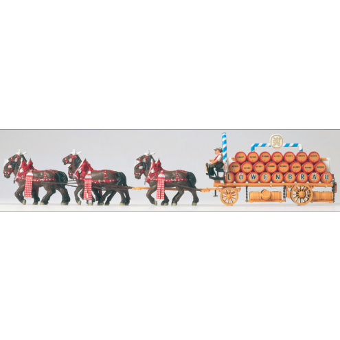 Preiser 30437 - Brauereiwagen Löwenbrau
