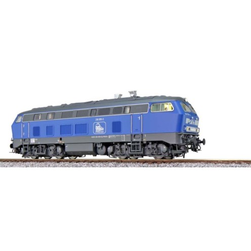 Esu 31009 - Diesellok, H0, BR 218, 218 055 Press, blau, Ep VI, Vorbildzustand um 2019, Sound+Rauch, DC/AC