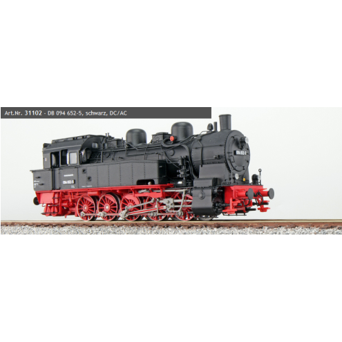 ESU 31102 - Dampflok,H0,BR 94,BR 094 652-5,DB,schwarz,Sound+Rauch, DC/AC
