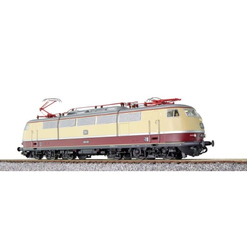 ESU 31173 - E-Lok, H0, E03, E03 003 DB, TEE, Ep III, Vorbildzustand um 1966, LokSound, Pantograph, DC/AC
