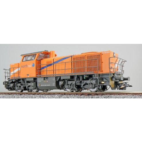 ESU 31303 - Diesellok, H0, G1000, 1271 026-7 Northrail, Orange, Ep VI, Vorbildzustand um 2009, Sound, Rangierkupplung, DC/AC