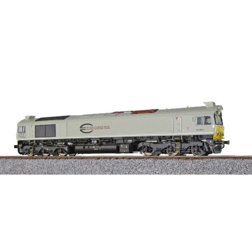 Esu 31361 - Diesellok H0, C77, 247 059 ECR, Ep. VI, Vorbildzustand um 2020, hellgrau, Sound+Rauch, DC/AC