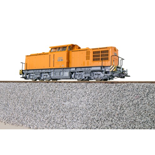 ESU 31763 - Diesellok, H0, V100 DR, 111 030 DR, orange, Ep IV, Vorbildzustand um 1983, LokSound, Rauch, Kupplung DC/AC