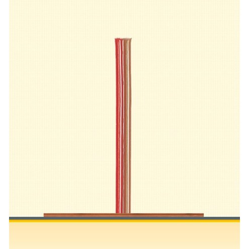 Brawa 32422 - Doppellitze 0,25 mm², 25 m Spule, br/ge