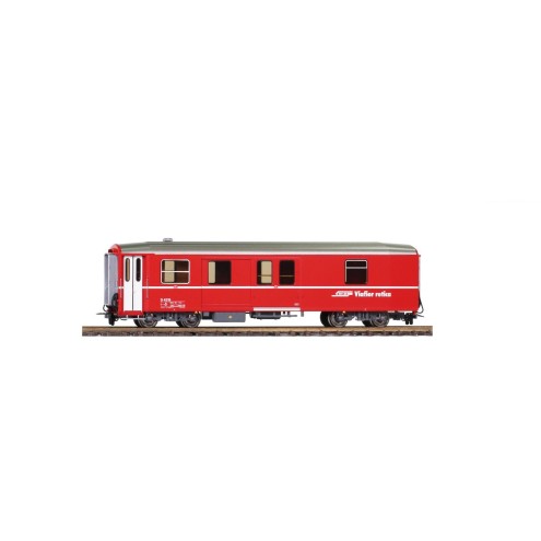 Bemo 3270139 - RhB D 4219 Packwagen rot