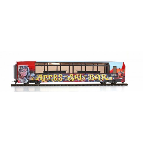 Bemo 3688298 - MGB Bp 4028 Après-Ski-Barwagen H0 2L-GS