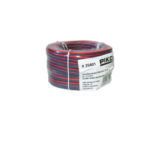 Piko 35401 - Anschlusskabel rot/blau 25m