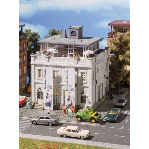 Vollmer 43608 - Fitness-Center mit Dachterasse