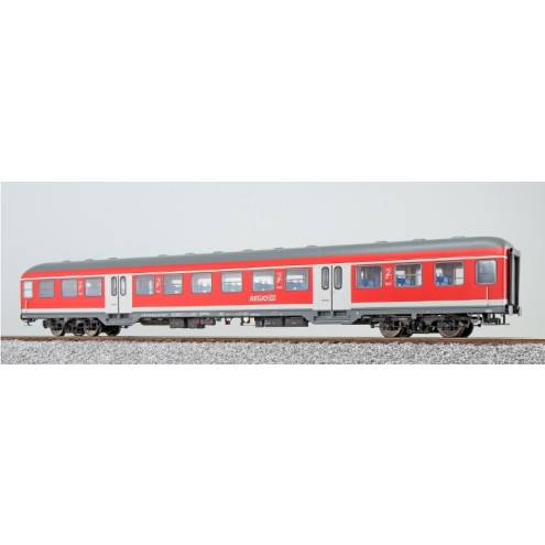 ESU 36471/36475 - n-Wagen, H0, Bnrz450.3, Steildach, DB, Ep. VI, verkehrsrot, DC