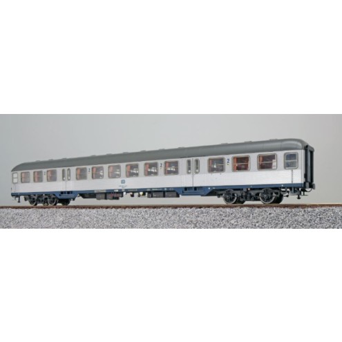 Esu 36483 - n-Wagen, H0, Bnrz 725, 22-34 106-1, 2. Kl, DB Ep. IV, silber, DC