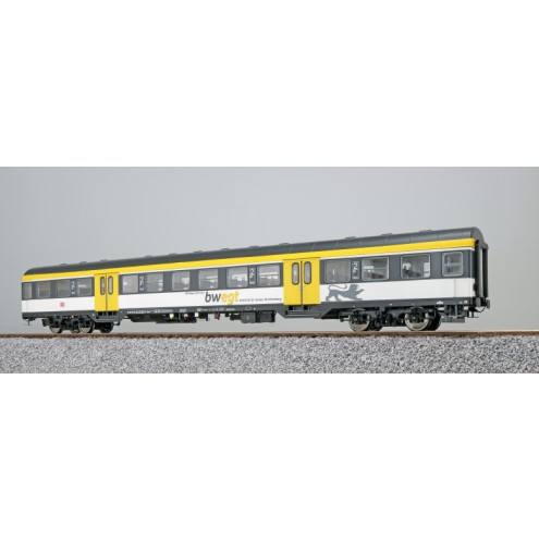ESU 36510 - n-Wagen, H0, Bnrz 451.4, 22-34-112-9, 2. Kl, DB Ep. VI, lichtgrau/gelb/grau, DC