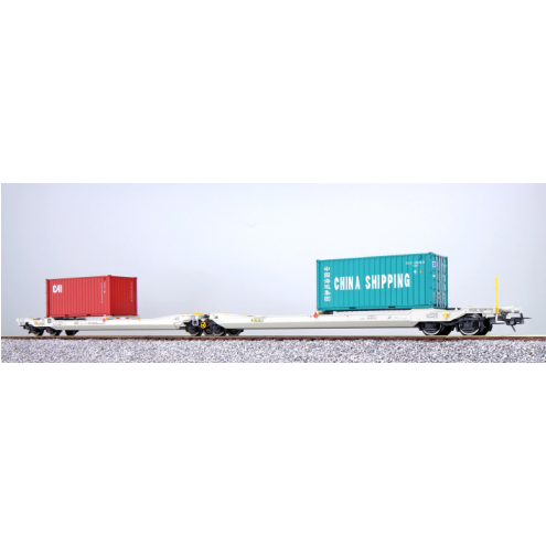 Esu 36553 - Taschenwagen, H0, Sdggmrs, 31 84 495 5 741-8, NL-RN Ep. VI, Container CAIU 246723 + CSLU 115336, DC