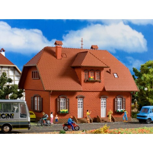 Vollmer 43659 - H0 Backstein-Siedlungshaus