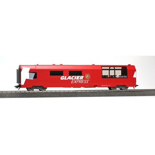 Bemo 3689132 - RhB WRp 3832 "Glacier-Express" Servicewagen für H0