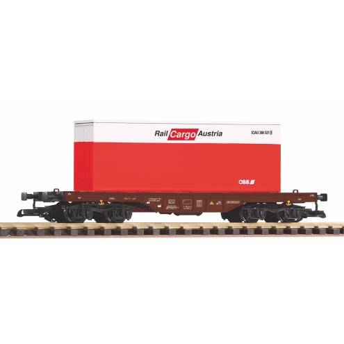 Piko 37011 - G-Flachwg. mit Container ÖBB V