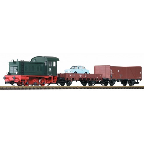 Piko 37121 - G-Start Set V 20 + 2 Güterwagen DR mit Sound