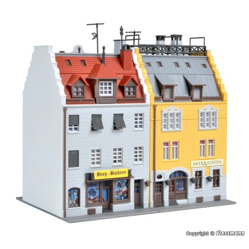 Kibri 37163 - N Stadthäuser um 1900, 2 Stück
