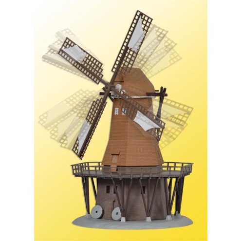 Kibri 37302 - Windmühle mit Antrieb, Funktionsbausatz
