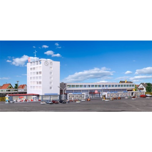 Kibri 37517 - N Bahnhof Kehl inkl. Etageninnenbeleuchtung, Funktionsbausatz