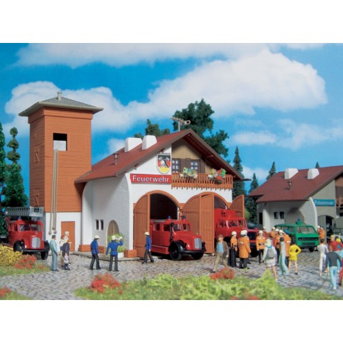 Vollmer 43761 - H0 Feuerwehrhaus 112, zweiständig