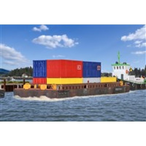Kibri 38524 - H0 Leichter für Schüttgüter oder Container