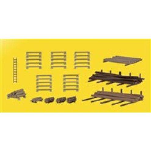 Kibri 38663 - H0 Deko-Set Holzausgestaltung zum Sägewerk