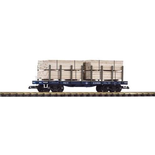 Piko 38741 - G-Rungenwagen B&O mit Ladung