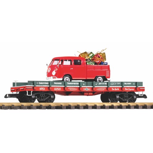 Piko 38776 - G-Autotransportwagen Weihnachten mit VW Kombi