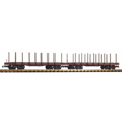 Piko 38779 - G-Flachwg. 2er Set PRR mit Rungen