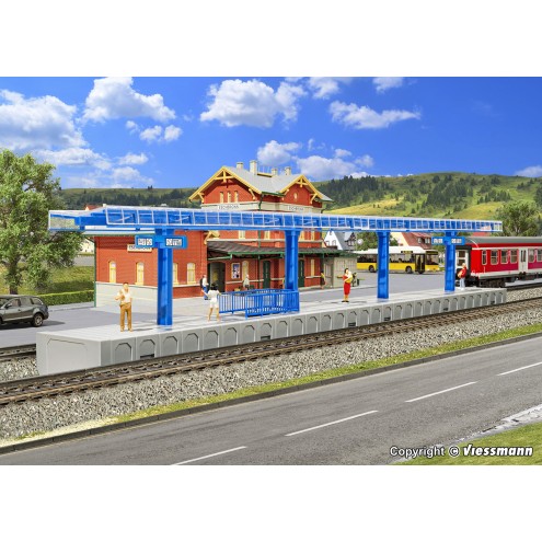 Kibri 39549 - H0 Moderner Bahnsteig für C-Gleis